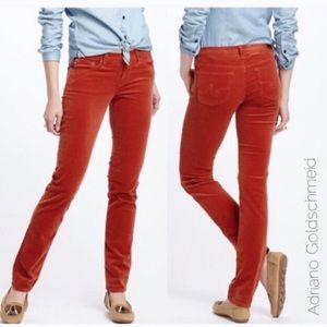 Anthropologie Adriano Goldschmied Orange Cords